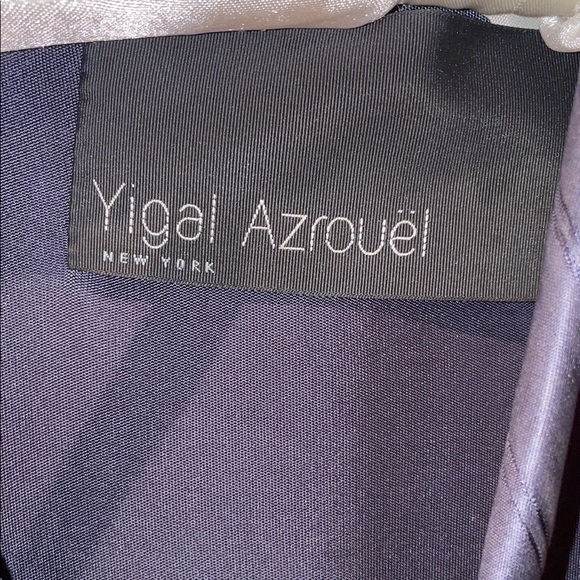 Yigal Azrouel Deep Blue dress with metal necklace - Picture 5 of 10